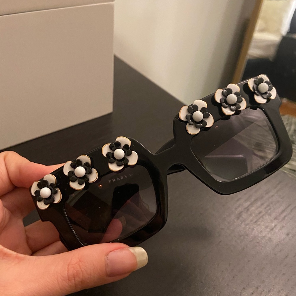 Prada floral glasses